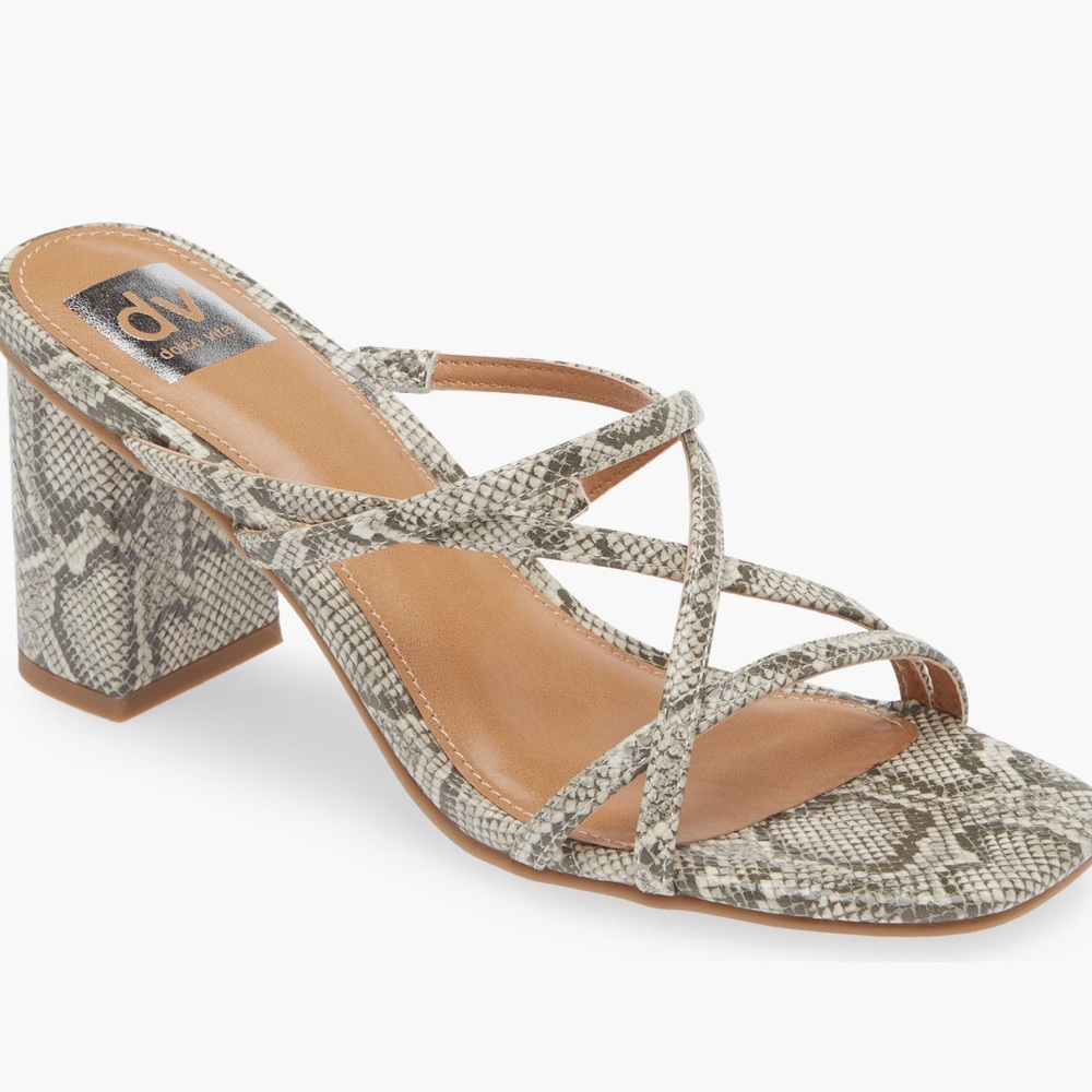 Dolce Vita ❤️🔥 Snake Print Hinx Block Heel Sandals - Picture 5 of 6